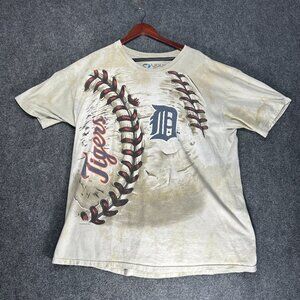 Liquid Blue Detroit Tigers Baseball Tee Shirt Mens XXL  Cotton Short Sleeve